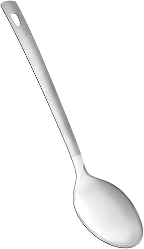 Metaltex Dana Serie Cuillère de service en acier inoxydable solide Argenté 32 cm - Nail Gallerys