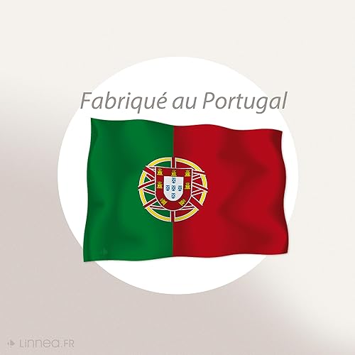 Linnea Drap de Bain 100x150 cm Coton Efficience Stripes Marron Roble - Nail Gallerys