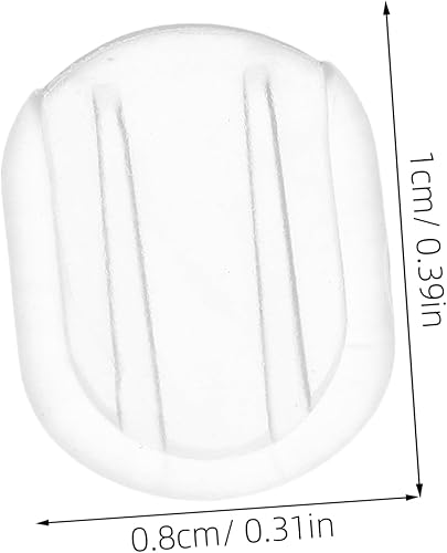 SAFIGLE 40pièces Coussinets Transparent Boucles Oreilles Coussins Antidérapants Confortables Pour Clipser Accessoires De Protection Des Oreilles - Nail Gallerys