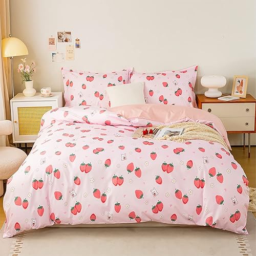 Koudi Parure de lit pour enfant 155 x 220 cm avec housse de couette et taie d'oreiller 80 x 80 cm - Nail Gallerys