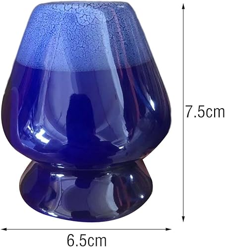 Support de Fouet Matcha, Support Chasen En Porcelaine, Support de Fouet En Céramique Matcha Faites à La Main, Support de Fouet de Cérémonie Du Thé, Accessoires de Cérémonie Thé Matcha Japonais, Bleu - Nail Gallerys