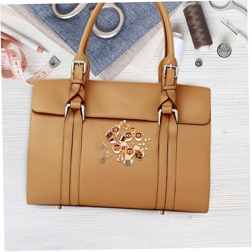 Pied de Sac,10 Pièces Pieds de Sac a Main Ronds en Métal Rivets 11 mm x 8 mm,Pied de Sac Couture Couture Rivet Rivets pour Cuir,pour Sac à Main Chaussures pour DIY l'Artisanat - Nail Gallerys