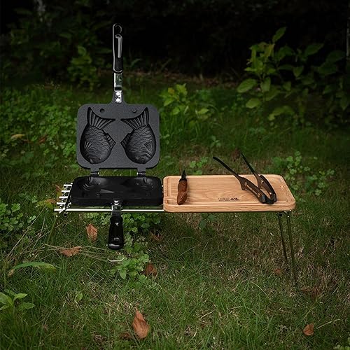 Taiyaki Moule à gaufres Japonais en Poisson pour Chocolat, Beurre d'arachi, crème Anglaise et pâte Haricots Rouges - Nail Gallerys