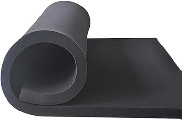 YURRO Rembourrage Mousse,Épaisseur Différentes Mousse d'Ameublement Découpée à n'importe Quelle Taille,pour Canapé,Salle à Manger,Banc de Jardin,Découper sur Mesure,3cm (Noir,150x60cm) - Nail Gallerys