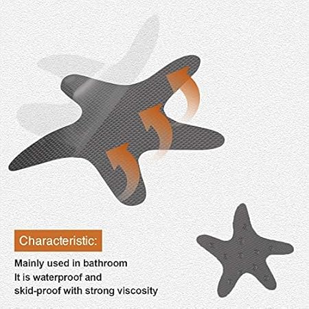 Secopad Lot de 24 autocollants antidérapants pour baignoire avec grattoir de qualité supérieure pour baignoire, douche, escaliers, échelles, bateaux (gris) - Nail Gallerys