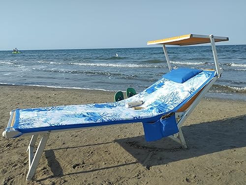 Serviette de plage en microfibre avec coins élastiques, pratique et légère, poches latérales confortables et coussin gonflable, housse de chaise longue, couleur unie et motifs 190 x 70 cm (4) - Nail Gallerys