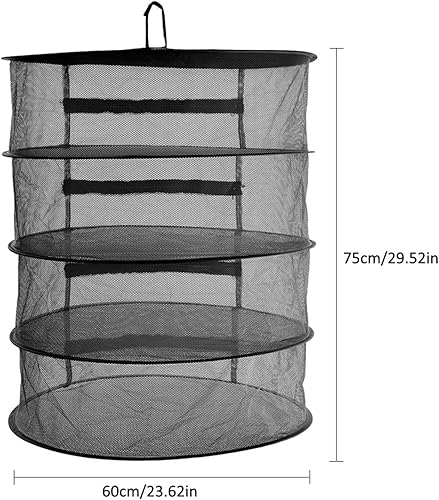 Filet de séchage pour herbes | Séchoir à herbes suspendu à 4 couches | Étagère de séchage pour | Filet de séchage en maille pour | Filet de séchage pour | Filet de séchage pour - Nail Gallerys