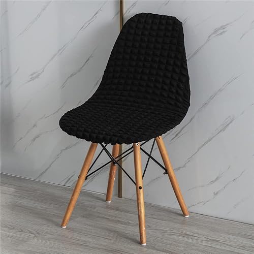 Highdi Housse de Chaise de Salle à Manger Scandinaves Extensible, Housse de Chaise Universel Seersucker, Couverture de Chaise sans Accoudoirs pour Cuisine, Salon, Bureau (Blanc,4 Pieces) - Nail Gallerys