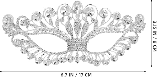 ABOOFAN masque mascarade d' masques masque de mascarade bande déguisement the mask couple deguisement masque de mascarade de diamant masque d' Silver - Nail Gallerys