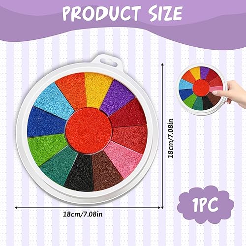 Fleuse Tampons Encreurs Enfants, 13 Couleurs Encre Doigt Encreur Couleur Tampon Enfant Coussins Pour Empreinte, Lavable, Non Toxique Encre Tampon, Pour Papier, Bricolage Et Cadeau D'anniversaire - Nail Gallerys