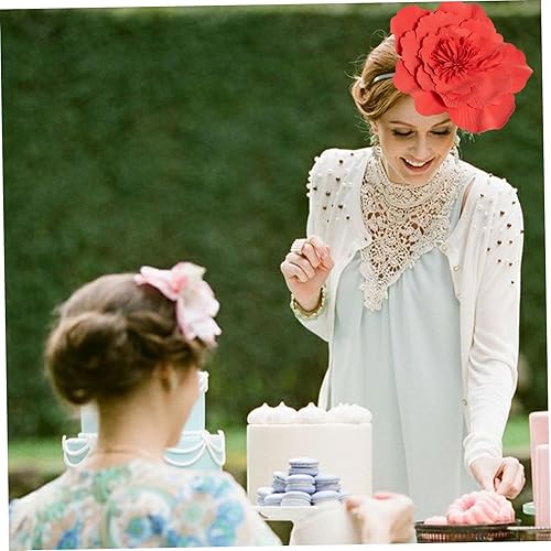 Fascinateurs féminins Vintage Fascinateurs Chapeaux pour Femmes Tea Party, Fashion Large Flow Flower Hat Fascinator Headpiece for Girls Party Fascinators Women's Fascinators - Nail Gallerys