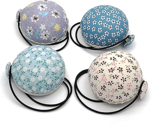 PULABO Coussin Stylo Aiguille, Coussin Stylo Couture Rond, Bracelet. Pelote à épingles Portable pour Accessoires de Couture ou travaux manuels utile - Nail Gallerys