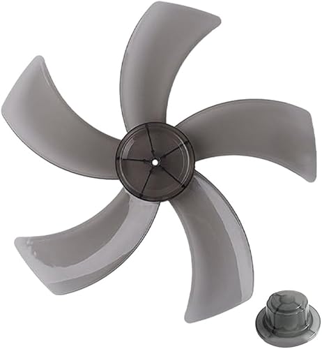 Volakebeing Lame de ventilateur sur pied en plastique PP de 30,5 cm avec cache-écrou et cinq feuilles pour un fonctionnement silencieux (noir) - Nail Gallerys