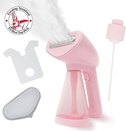Fridja f10 Vestiaire portatif de vêtements, Vapeur puissante de Tissu de 1500W, Vapeur portative de Voyage, Fer à Vapeur, Parfait pour la Maison et voyageant (Rose Cuiseur vapeur professionnel) - Nail Gallerys
