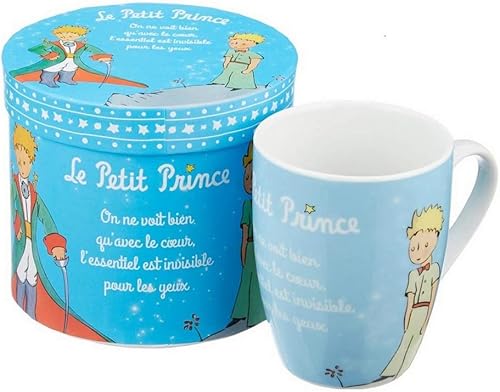 LE PETIT PRINCE Coffret Individuel Mug Lpp2 Personnages, Céramique, Bleu, 9 cm, 11 x 8 x 11.5 cm - Nail Gallerys