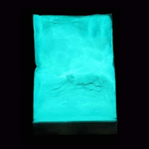 Poudre Fluorescente, 100g Pigments Luminescents Peinture Phosphorescente Photoluminescence Peinture DIY Pigment Vernis à Ongles Revêtement Poudre Noctilucente(2#) - Nail Gallerys