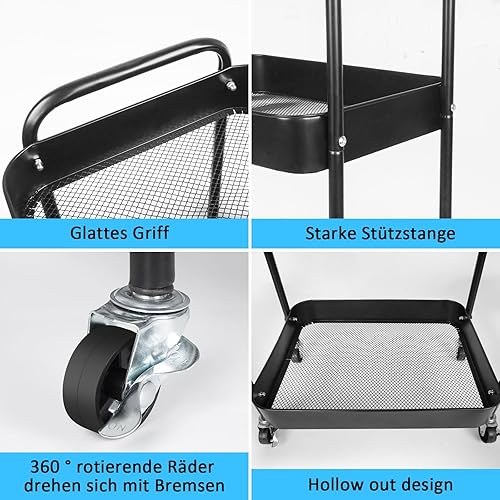 YGKJDM Chariot de rangement de cuisine - Nail Gallerys