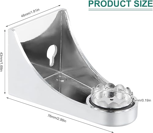 2 Porte-Savon Magnétique Adhésif Mural pour Baignoire de Douche et Evier de Cuisine Antirouille, Porte-Savon Aimanté en Acier Inoxydable Argent, pour Salle de Bain Cuisine Evier - Nail Gallerys