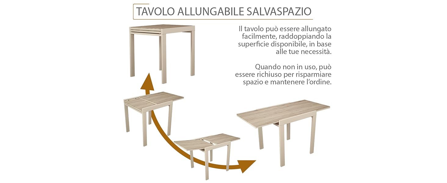 Sanremo Tavolo Salvaspzio premium