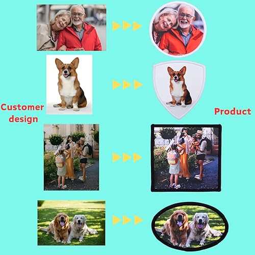 Personnalisez votre image, personnalisé Tactical Hook back Patches,personnalisé Circulaire imprimé Club School logo de la société Patches - Nail Gallerys