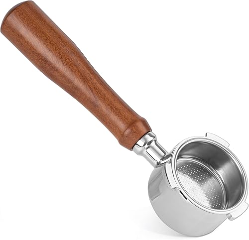 Porte-filtre expresso sans fond 51 mm, 51 mm avec panier filtre en acier inoxydable compatible avec machine à café Smeg DeLonghi Dedica EC680/EC685/EC785/EC820/EC850/EC860 - Nail Gallerys