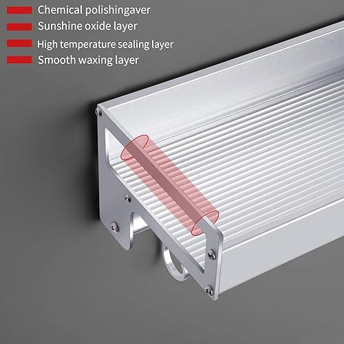 mreechan étagère de Cuisine, étagère de Cuisine Porte-Casserole Organisateur de Cuisine étagère à épices avec 6 Crochets Amovibles pour Le Couloir de la Salle de Bain de la Cuisine, etc. (Silver) - Nail Gallerys