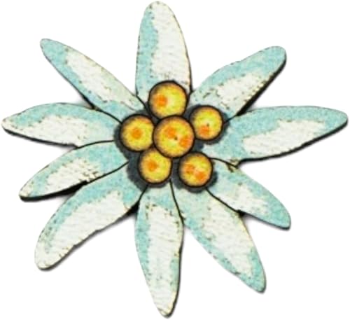 Décoration bavaroise Edelweiss par Woidladinger - Nail Gallerys