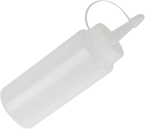 FUWIND Flacon Souple en Plastique Distributeur de Condiments Sauce Une la Moutarde et Ketchup Clair Blanc 6Oz - Nail Gallerys