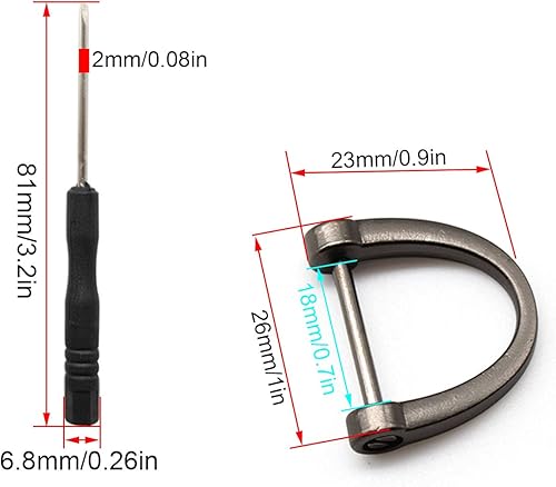 Mousqueton Sac a Main, LERANXIN 8 Pièces Anneau Metal, avec 2 Couleurs D'Attaches pour Anses de Sac, Boucls Anses, Adaptées aux Poignées de Sac ou Portefeuille, Attaches pour Anses de Sac - Nail Gallerys