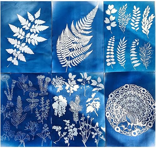 Papier Cyanotype, Papier Sunprint, Papier D'impression Solaire Sensible, Papier À Dessin Solaire, Papier D'impression Naturelles Pour Projets D'artisanat D'art - Nail Gallerys