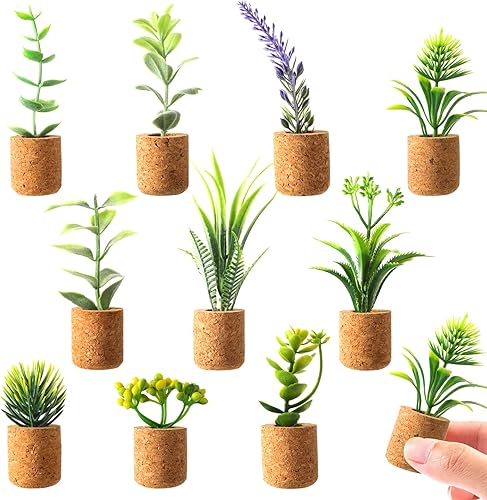 JUSTDOLIFE Mini aimants de réfrigérateur avec Plantes succulentes artificielles avec Pot pour Tableau magnétique, réfrigérateur, Maison, Bureau - Nail Gallerys