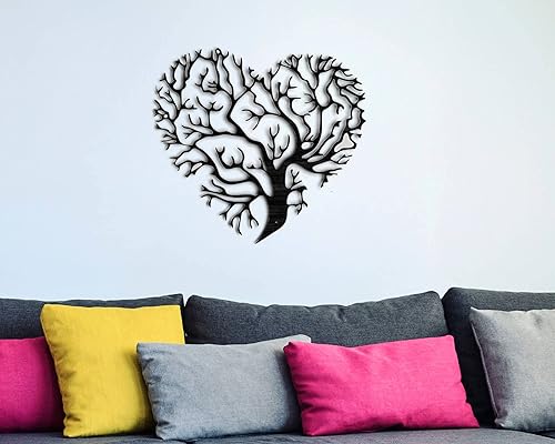 Pet-Jos Arbre de vie en bois - Décoration murale en bois - Décoration murale en bois - Grande décoration murale naturelle - Nail Gallerys