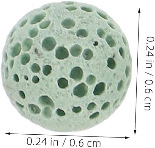 JECOMPRIS Lot de 50 Perles D'Huiles Essentielles en Vrac pour La Fabrication De Bijoux Aromathérapie pour Femmes Diffuseur D'Huiles Essentielles en Roche Volcanique - Nail Gallerys