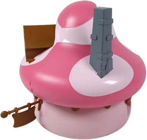 OPO 10 - La Maison Rose des Schtroumpf - Deagostini Collection - Hauteur 15cms - A Assembler et décorer avec Les Autocollants fournis - Rose D+G / LMS1 - Nail Gallerys