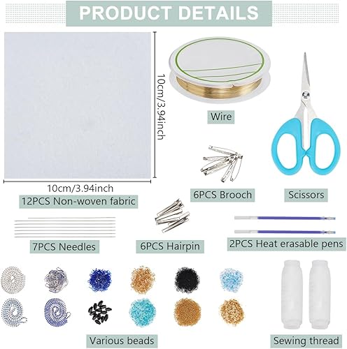 FREEBLOSS Lot de 6 écussons brodés à coudre sur vêtements en forme de chouette avec perles et paillettes pour vestes, jeans, casquettes - Nail Gallerys