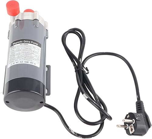 Bière Pompe, Brewing MAGT en acier inoxydable Pompe Homebrew bière à haute température résistant magnétique Brewing Pompe à bière for Homebrew EU Plug 220V - Nail Gallerys