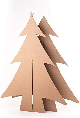 Arbre en Carton | Arbre de Noël | Décoration de Noël | 68 cm de Haut - Nail Gallerys