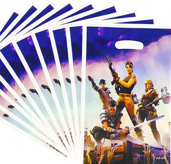 ZHIMATANG 30 Packs Sacs de fête Sacs-Cadeaux Fournitures de fête à thème Jeu Fournitures de fête d'anniversaire Faveurs - Nail Gallerys