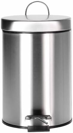 Paris Prix Poubelle à Pédale en INOX Inoxia 3L Chrome - Nail Gallerys