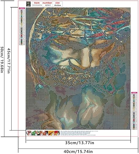 DCIDBEI Peinture diamant Jésus Christ 40 x 50 cm Jésus peinture par numéros Jésus Kit de point de croix pour adultes Diamond Picture Art Jésus mosaïque adhésive Broderie Craft Buddy Crystal Art - Nail Gallerys