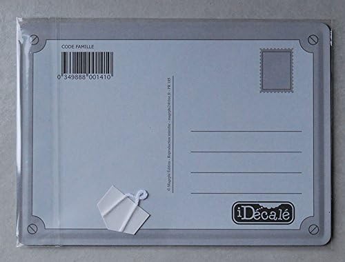 IDECALE Plaque Metal 15x21 cm Neuf/Place des Motards - Nail Gallerys