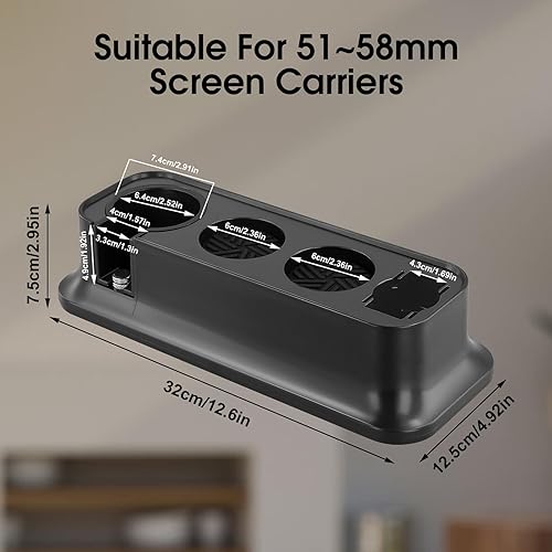 Vusddy Tasseur Café,Station De Bourrage Pour Barista 51-58 mm, Support De Bourrage D'Espresso 4 En 1,Agitateur Café Universel Pour Porte-Filtre, Pilon, Niveleur De Café, Outil Wdt - Nail Gallerys