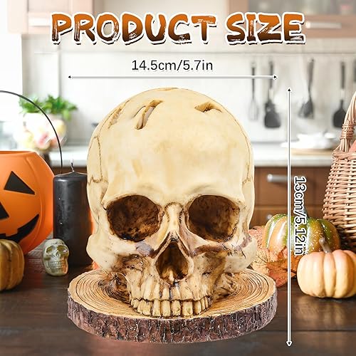 Porte-couteaux en forme de tête de mort, zombie pour rangement de cuisine, support de couteaux de cuisine gothique pour décoration d'intérieur, fantaisie pour Halloween - Nail Gallerys