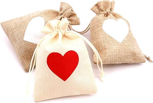 Sachets en Jute Sacs Cadeau avec Cordon Mini Sacs-Cadeaux Légers Poches de Bijoux avec Cordon Cadeau Réutilisable Bijoux Faveur Sacs pour Dragée Bijoux Cadeau Mariage Baptême Anniversaire Noël 20Pcs - Nail Gallerys