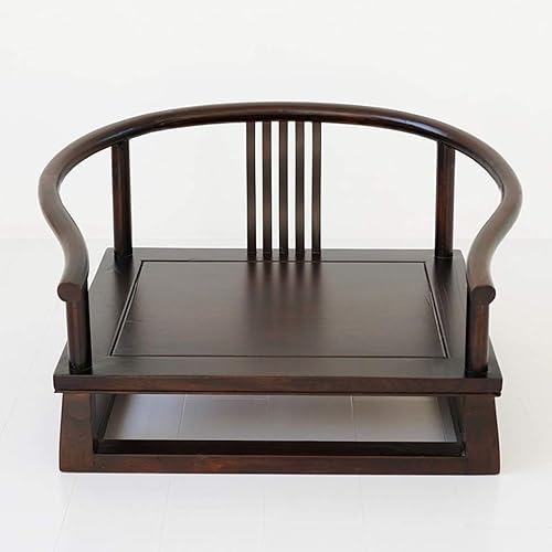 XBSLJ Chaises de Camping Chaise Chinoise en Bois Massif avec Chaise Tatami pour Balcon Jardin 62 * 55 * 29cm (Couleur Poire/Couleur Noyer) (Couleur: Couleur Noyer, Nombre d'unité: 2 Paquets) - Nail Gallerys