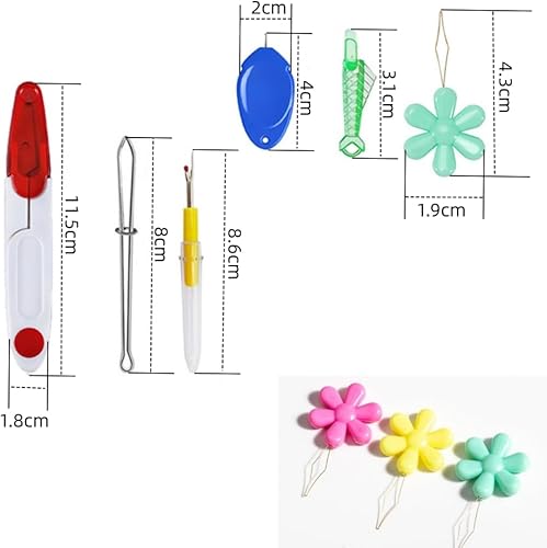Changyeah Enfile-Aiguilles en Plastique,23 Pièces Enfile-Aiguille,Enfile-Aiguilles en Plastique pour Couture,pour Coudre à Main,pour Coudre à Main - Nail Gallerys
