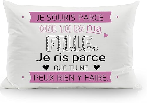 Voici Un Coussin pour Te Le rappeler Tu ES Forte et Brillante Je t’apprécie Je Crois en toi Je t’Aime Taies d'oreiller Double Face pour Belle-Fille de Belle-mère Beau-père Anniversaire Cadeau de Noël - Nail Gallerys