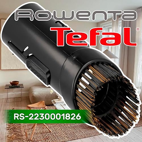 Buse Ronde avec Peluches pour Aspirateur Ø 36 mm avec Code Original RS-2230001826 pour Rowenta pour Tefal - Garantie de 5 Ans - Onix Tech - Nail Gallerys
