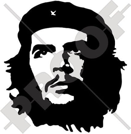Che Guevara revolutionist 111,8 cm (110 mm) en vinyle Bumper Sticker, autocollant - Nail Gallerys