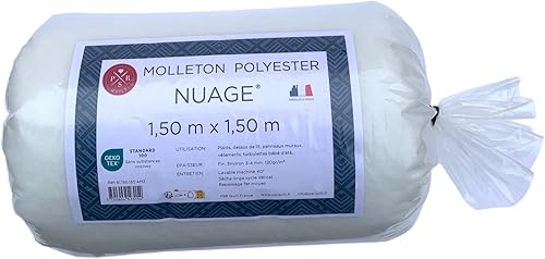 PSR QUILT Molleton 'nuage' polyester 1.50m x 1.50m - Nail Gallerys